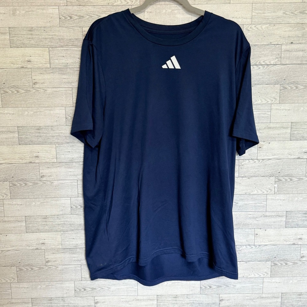 Adidas Navy Blue T Shirt XL Mens Active Power to‎ Change Lives Graphic Print